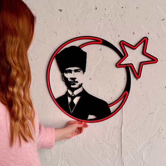 Atatürk Işıklı Tablo