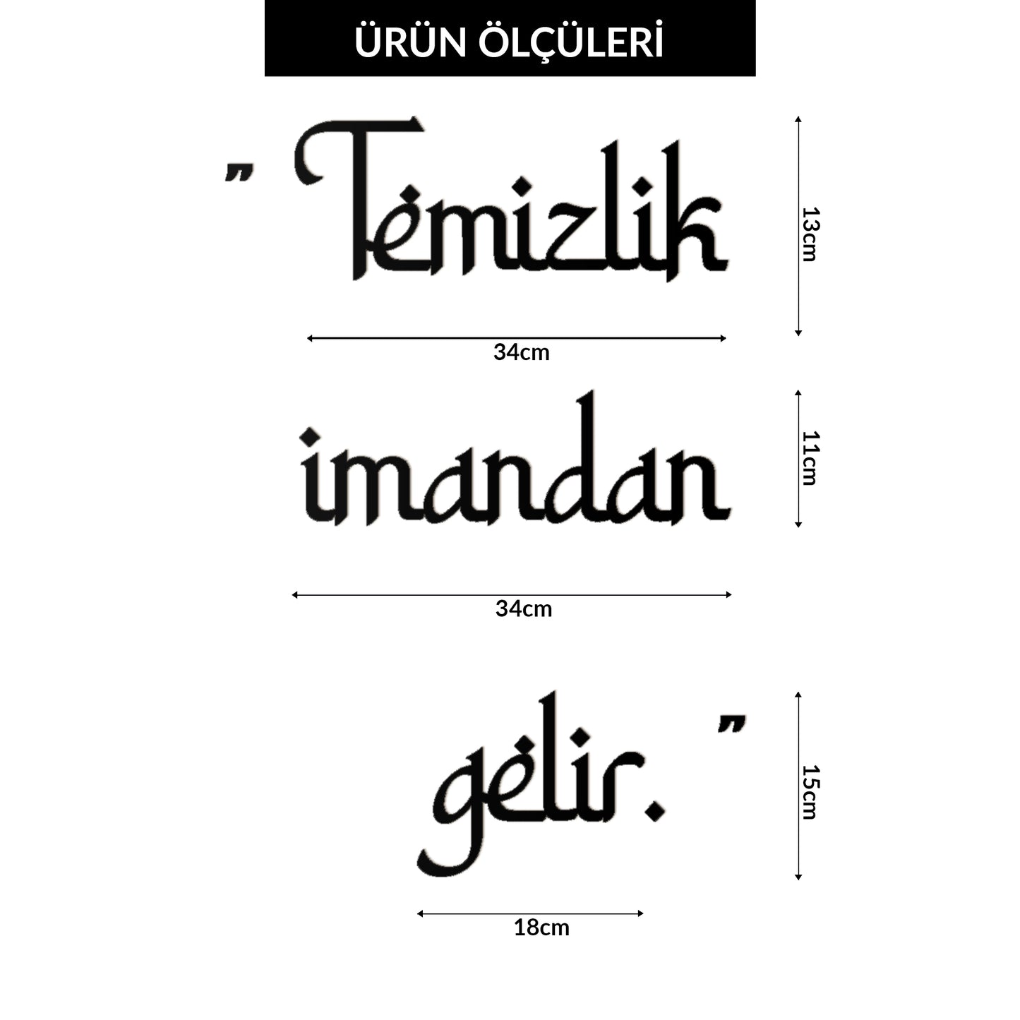 Temizlik imandan gelir