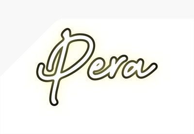 Custom Neon Order: Pera