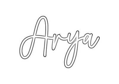 Custom Neon Order: Arya