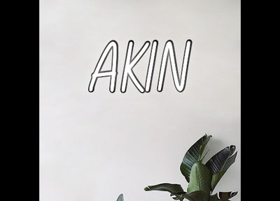 Custom Neon Order: AKIN
