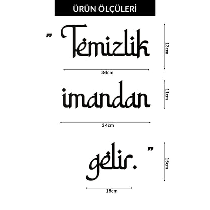Temizlik imandan gelir